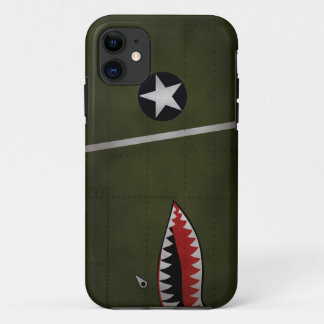 WW2 United States Army Fighter Camouflage (Shark M iPhone 11 Case