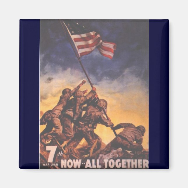 WW2 USMC 9 MAGNET (Front)