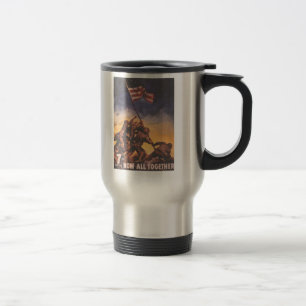 WW2 USMC 9 TRAVEL MUG
