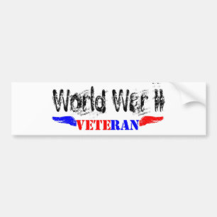 WW2 veteran Bumper Sticker