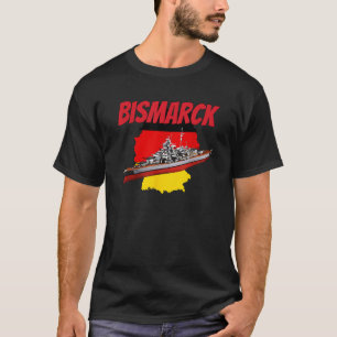 WW2 Warship German Bismarck Battleship Boy Kids Gr T-Shirt