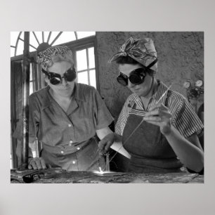 WW2 Women Welders: 1942 Poster