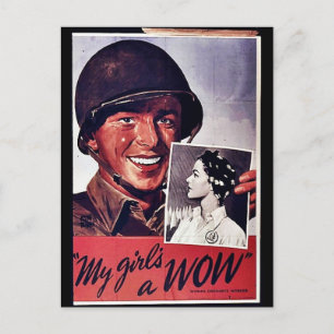 Ww2 Wow Postcard