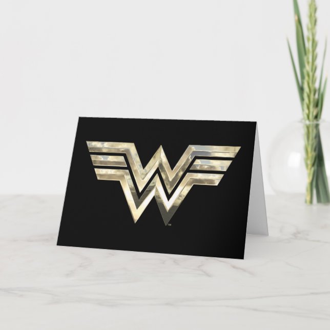 WW84 | Golden Wonder Woman Logo Card (Front)