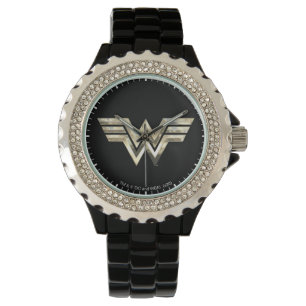 WW84   Golden Wonder Woman Logo Watch