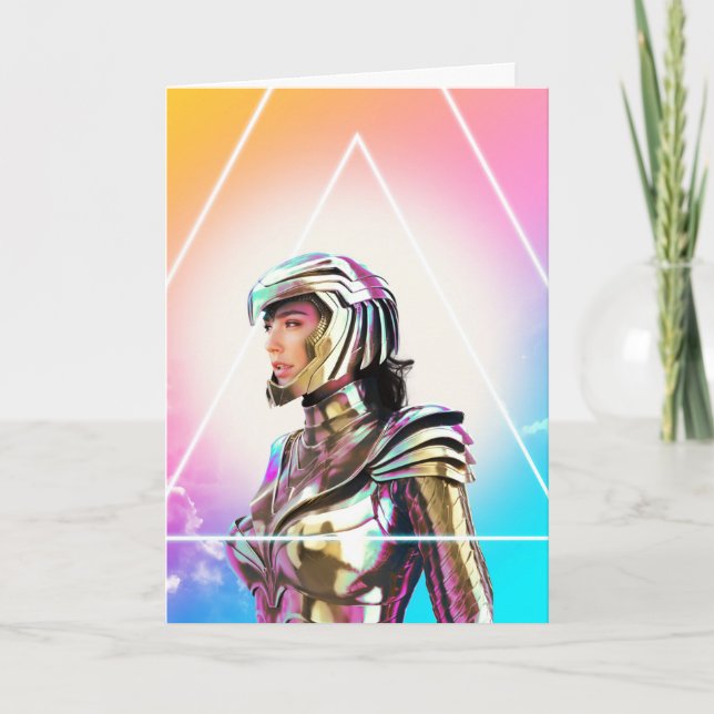 WW84 | Lo Fi Wonder Woman Golden Armor Portrait Card (Front)