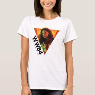 WW84   Red-Orange Wonder Woman Kaleidoscope T-Shirt