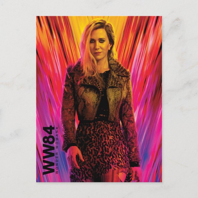 WW84 | Red-Pink Barbara Ann Minerva Kaleidoscope Invitation Postcard (Front)