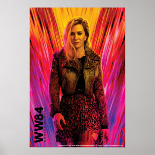 WW84 Red-Pink Barbara Ann Minerva Kaleidoscope Poster