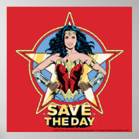 WW84 | Save The Day Wonder Woman Retro Comic Art