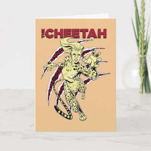 WW84   The Cheetah Retro Comic Art Card