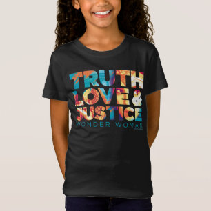WW84   Truth Love & Justice Wonder Woman Cutout T-Shirt