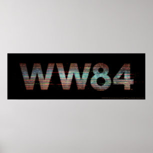 WW84 TV Static Logo Poster