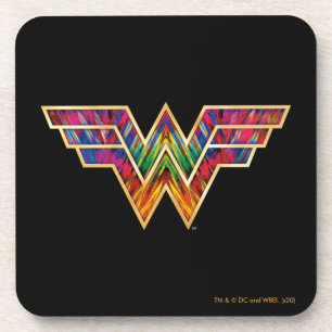 WW84 Wonder Woman Kaleidoscope Logo Coaster