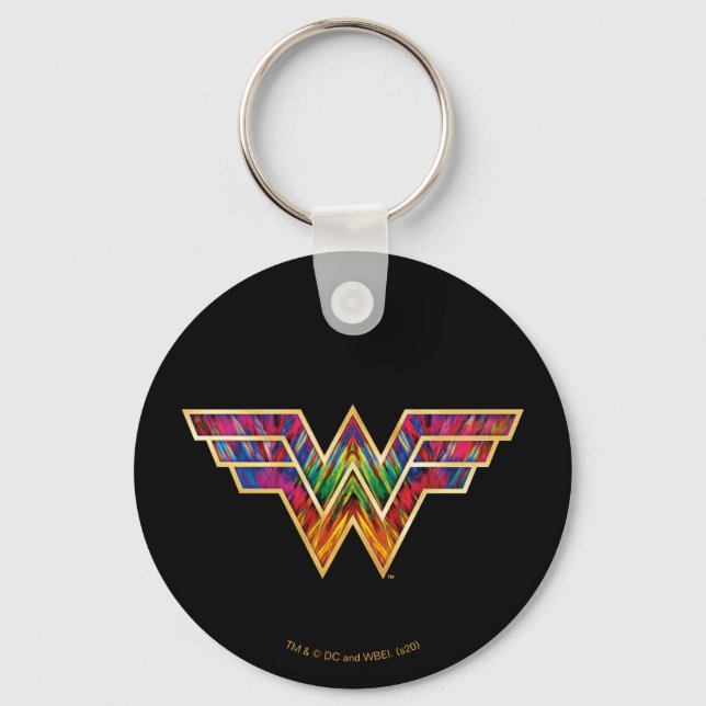 WW84 | Wonder Woman Kaleidoscope Logo Key Ring (Front)