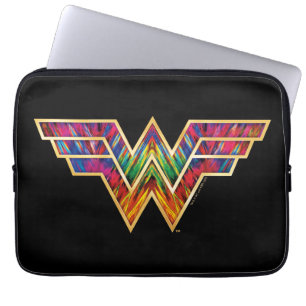 WW84   Wonder Woman Kaleidoscope Logo Laptop Sleeve