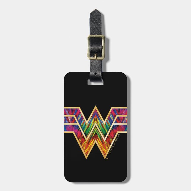 WW84 | Wonder Woman Kaleidoscope Logo Luggage Tag (Front Vertical)