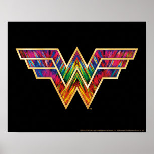WW84 Wonder Woman Kaleidoscope Logo Poster