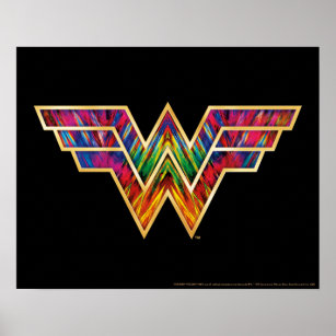 WW84   Wonder Woman Kaleidoscope Logo Poster