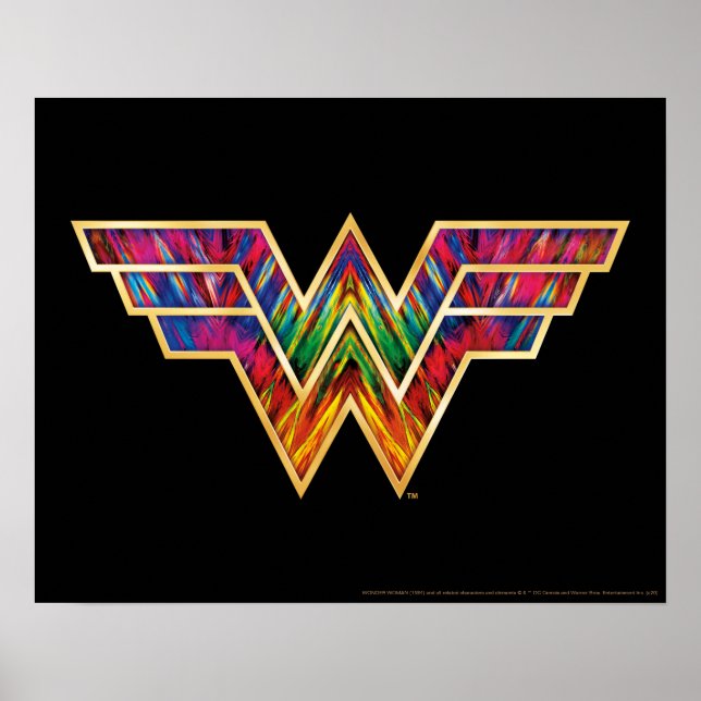 WW84 | Wonder Woman Kaleidoscope Logo Poster (Front)
