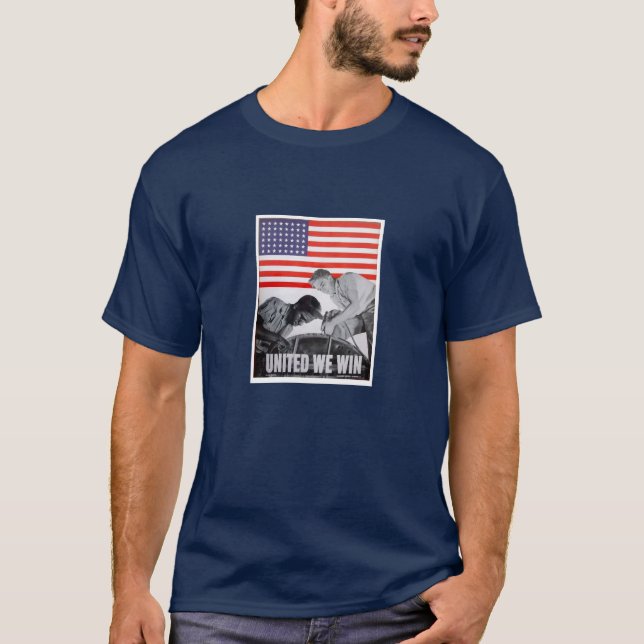 WW-2 Propaganda Poster - The Spirit of Unity T-Shirt (Front)