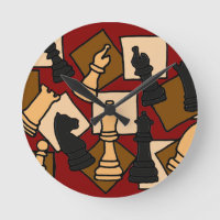 WW- Chess Game Pieces Art