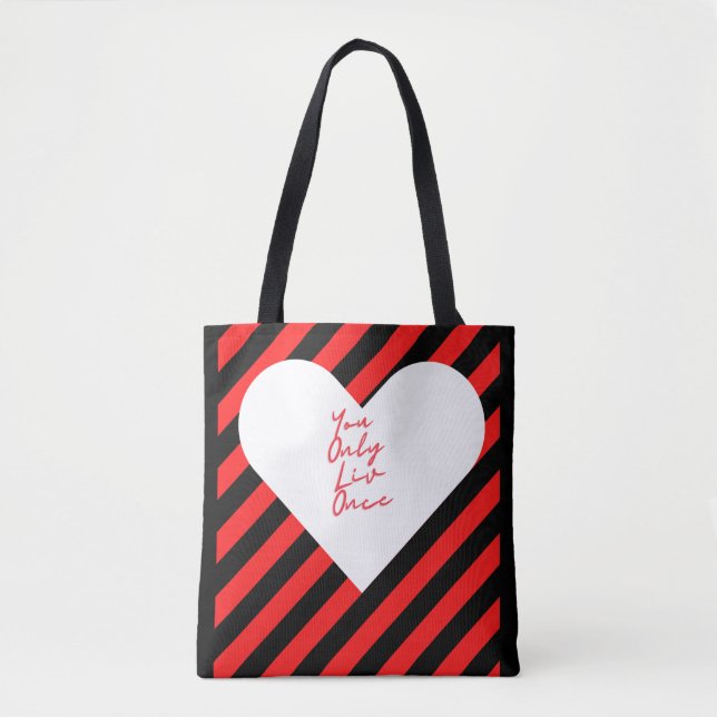 WWE Liv Morgan- You Only Liv Once Tote Bag (Front)