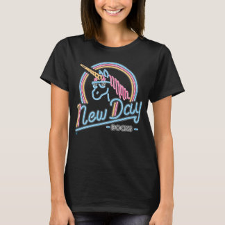 WWE New Day Neon Unicorn 837 T-Shirt
