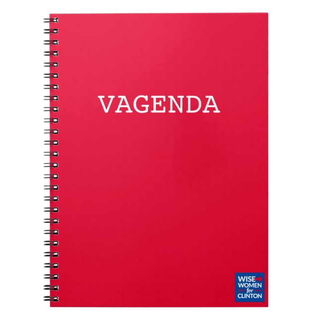 WWFC Vagenda Spiral Notebook (Front)