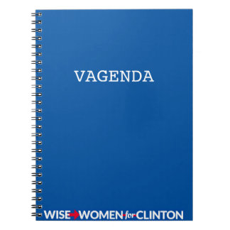 WWFC Vagenda Spiral Notebook (Blue)