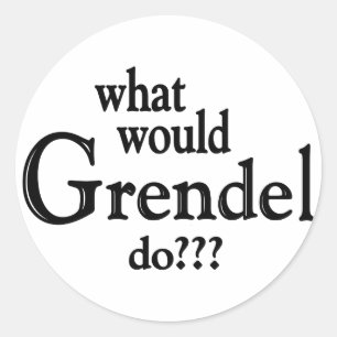 WWGD - Grendel Classic Round Sticker