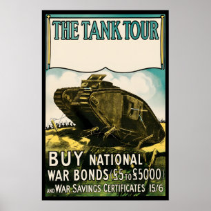 WWI British Propaganda Poster Buy War Bonds