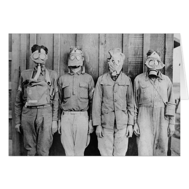 WWI Era Gas Masks, 1917 (Front Horizontal)