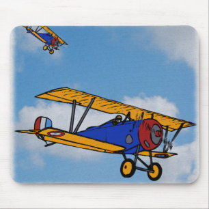 WWI Fighter Planes Mouse Mat