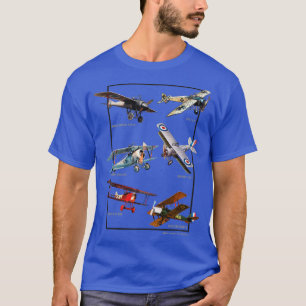 WWI Fighters Airplanes T-Shirt