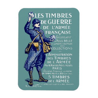 WWI French War Stamps Magnet