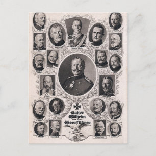 WWI German Command Postcard