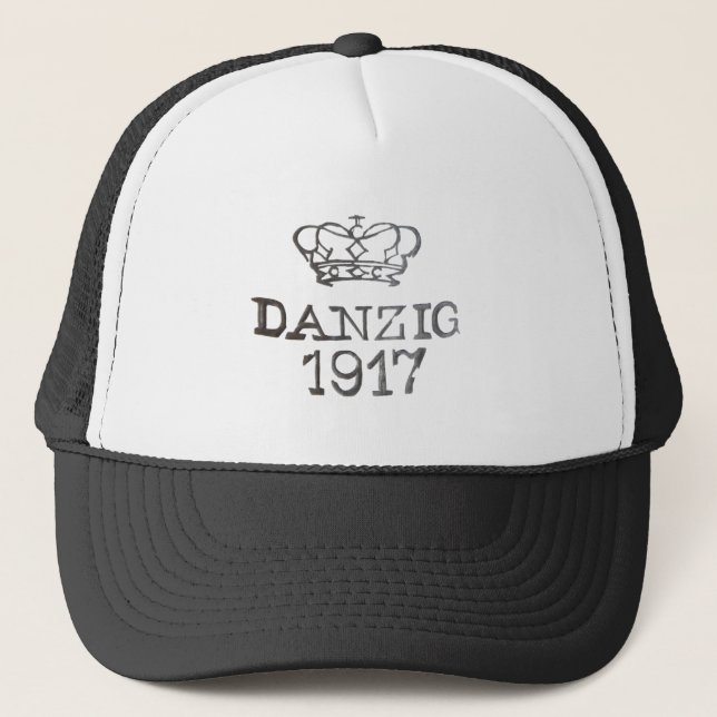 WWI German Gewehr 98 rifle proofmark "Danzig" Trucker Hat (Front)