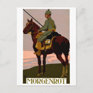 WWI German Uhlan Postcard