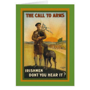 WWI Irish Recruiting Poster