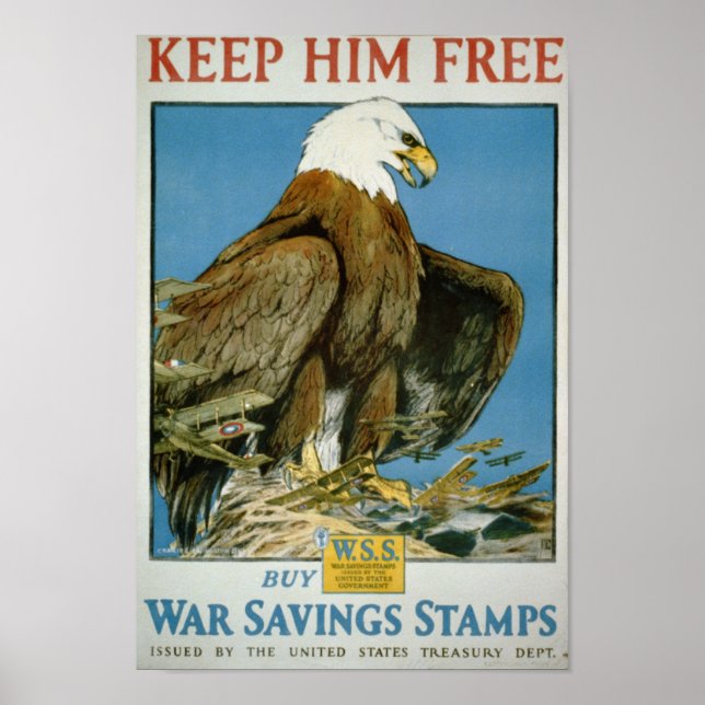 WWI Keep Him Free Poster (Front)