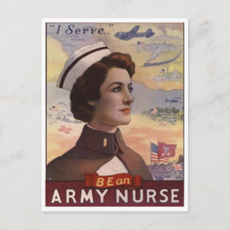 WWI Military Recruiting Poster -- Women Postcard