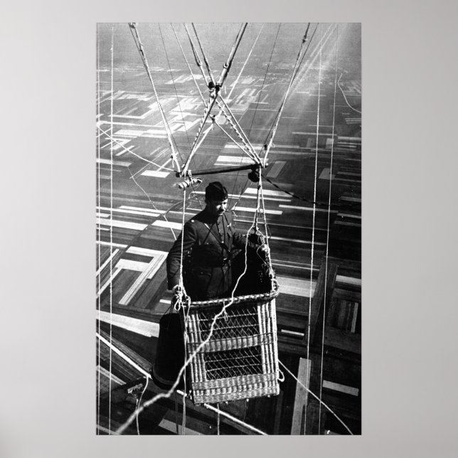 WWI Observation Balloon Poster (Front)