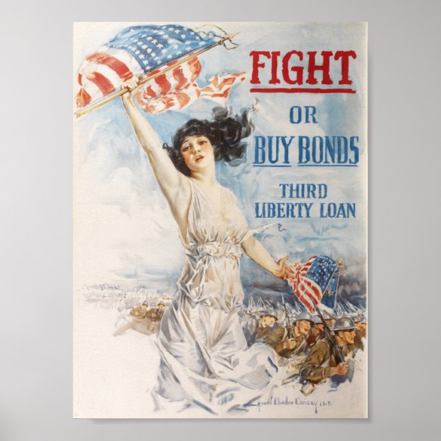 WWI Propaganda Artwork Poster (Front)