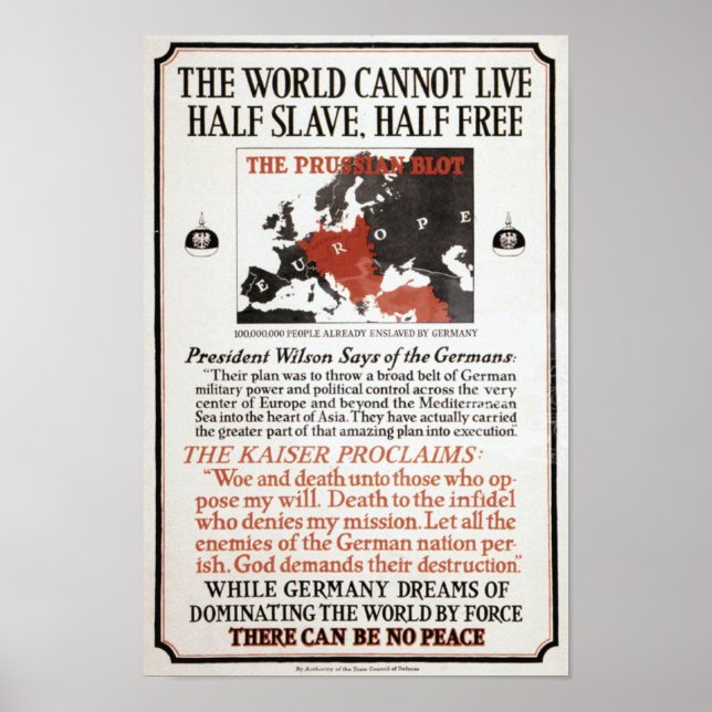 WWI Propaganda Poster (Front)