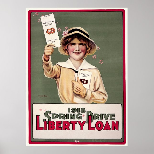 WWI War Bond Drive Poster (Front)