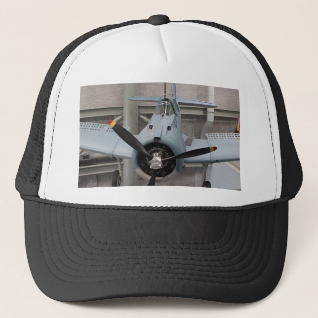 WWII Aeroplane #3 Trucker Hat (Front)
