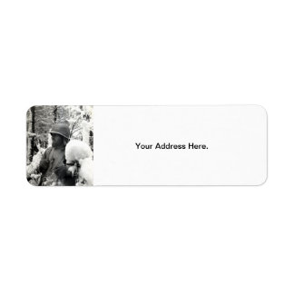 WWII American Soldier in Bastogne