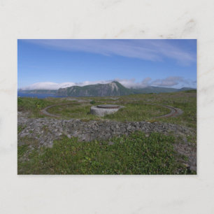 WWII Artillery Mount, Unalaska Island Postcard