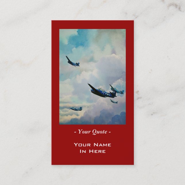 WWII Avenger Business Card (Front)